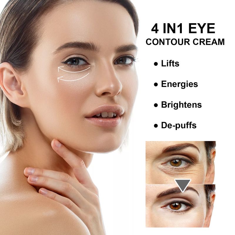 EELHOE Collagen Hyaluronic Acid Massager Softens Skin Around The Eyes, Lightens Fine Lines, And Care Eye Cream_voghion.com