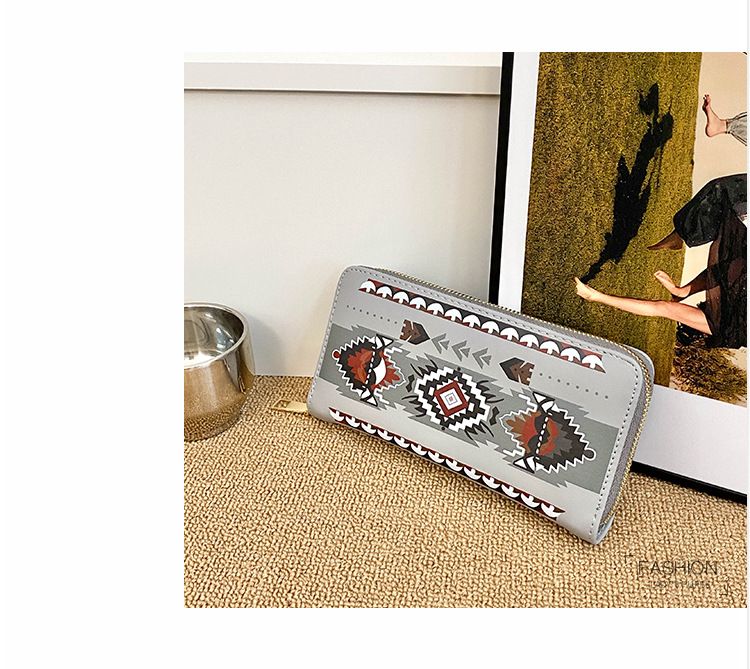 Torby damskie Nowa krótka damska portmonetka w stylu nadrukowanej torby do przechowywania Duża pojemność z wieloma przegródkami na karty Mini torba na karty_voghion.com