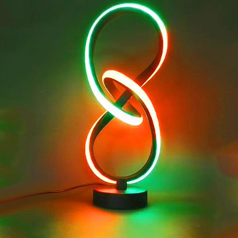 Neu Bunte CCT Kleine Schreibtisch Lampe Romantische Schlafzimmer Bedhead Atmosphäre Esports Zimmer Computer_voghion.com