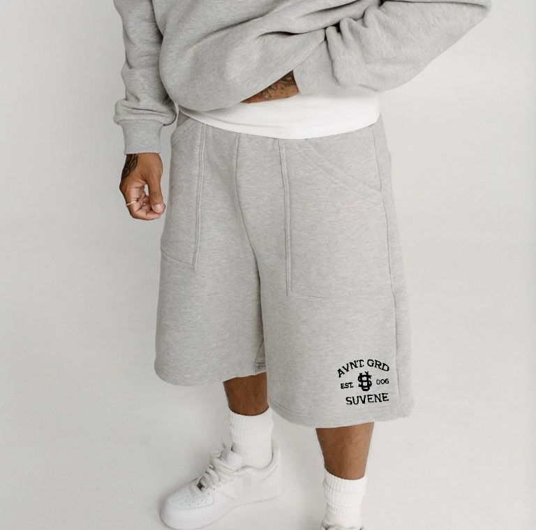 Abbigliamento maschile, Marchio di moda maschile Y2K, Pantaloni a 5 punte in maglia con silhouette multitasche, Salopette in maglia_voghion.com