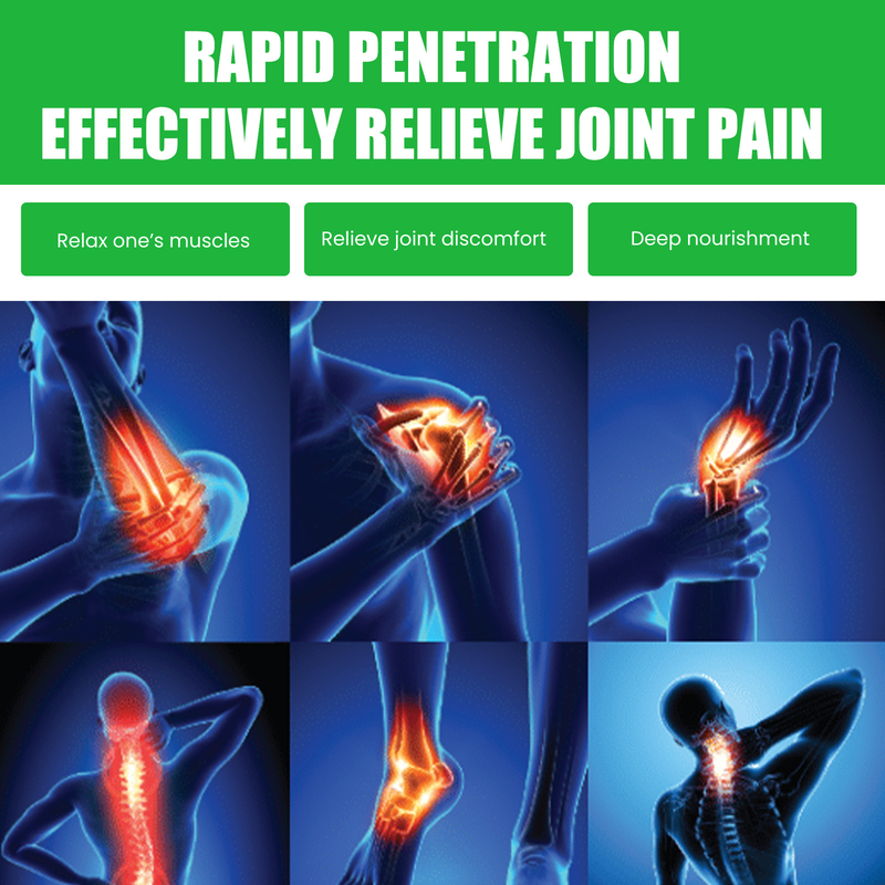 EELHOE Care allevia i dolori muscolari e ossei delle articolazioni del corpo, calma i muscoli e attiva il meridiano, crema da massaggio per uso esterno_voghion.com