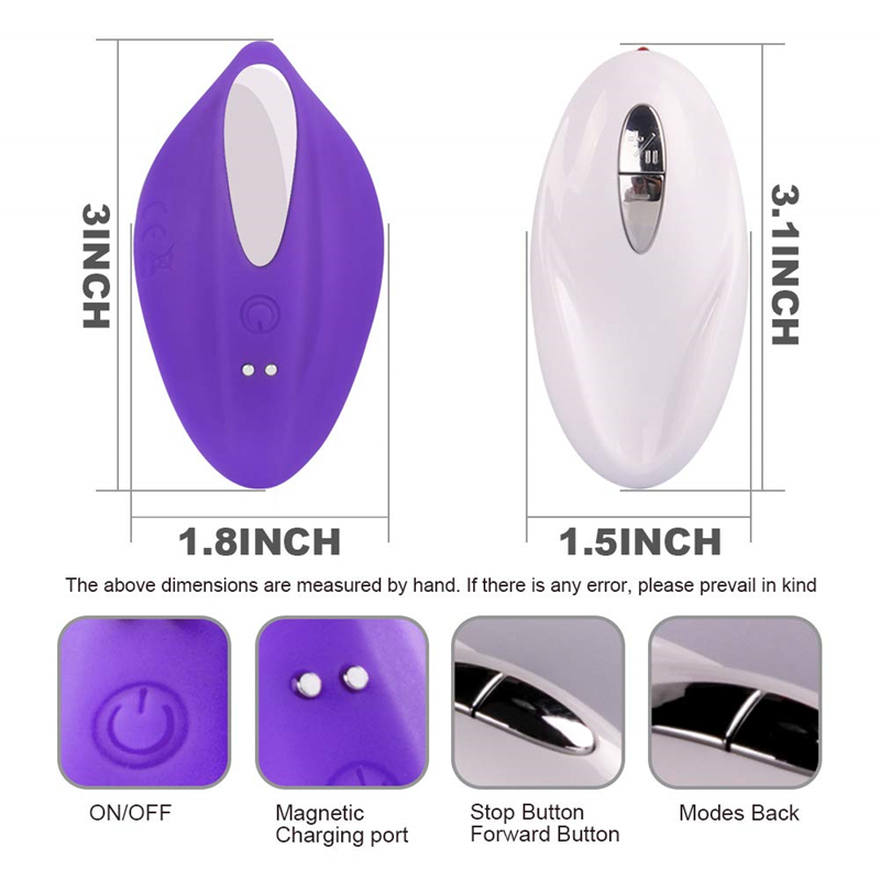 Wearable Panty Vibrator with Wireless Remote Control Panties Vibrating Eggs-Pelepas 12 Vibration Patterns Medical_voghion.com