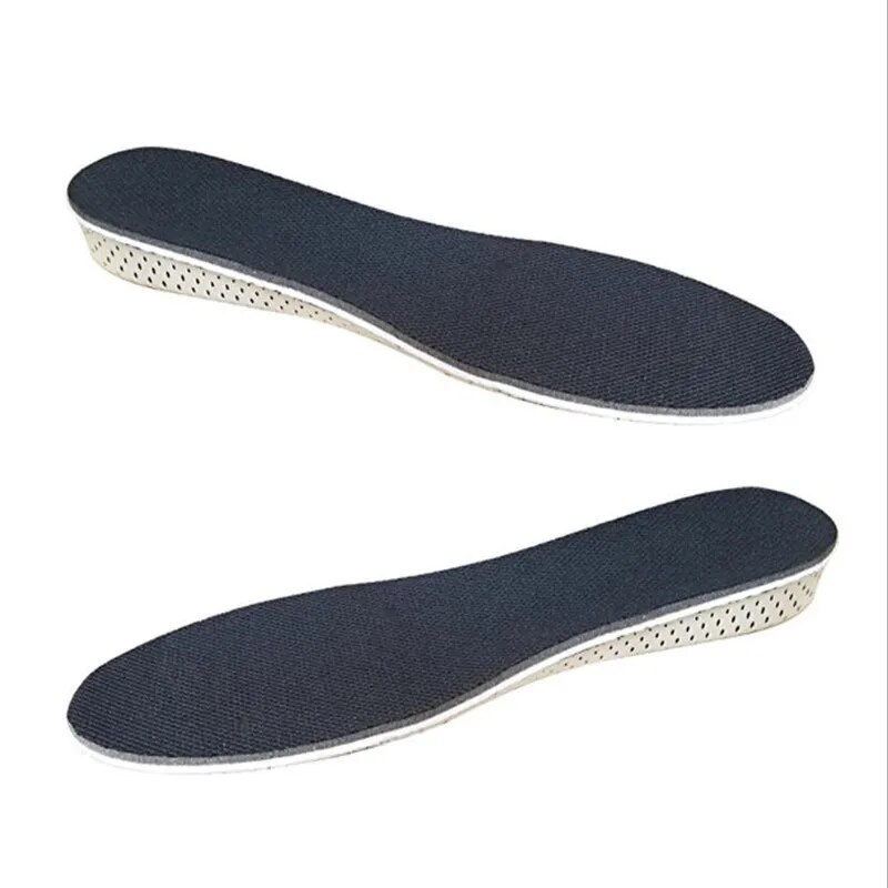 Height Increase Insole 1 Pair Hard Breathable Memory Foam Heel Lifting Inserts Lifts Shoe Pads Elevator Insoles for_voghion.com
