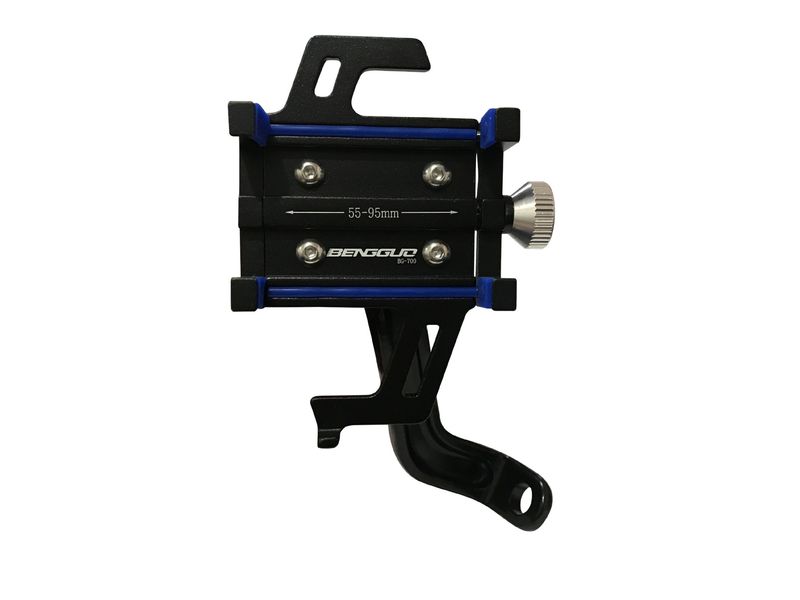 Bicycle aluminum alloy electric motorcycle shockproof fixed navigation bracket, phone holder, riding accessories_voghion.com
