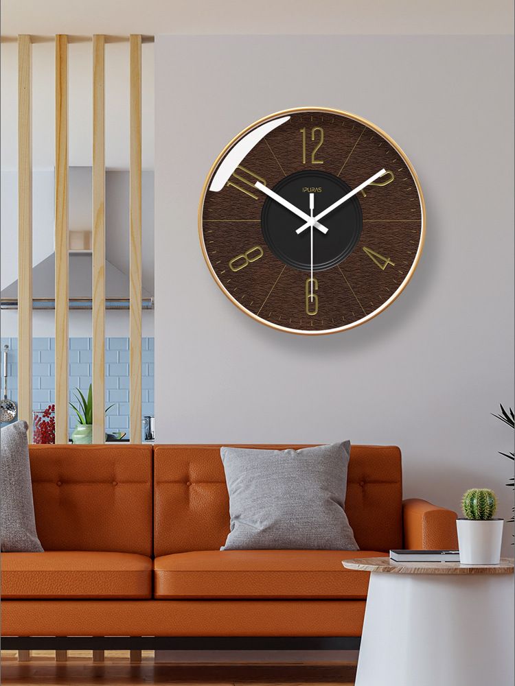 Yipula 7061 Living Room Creative Modern Light Luxury Home Fashion Nordic Wall Quartz Clock_voghion.com