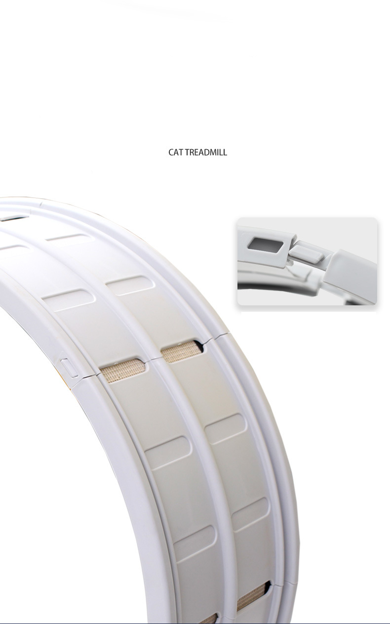 Simple Cat Roller Treadmill Mute Cat Running Wheel Plastic Non-stuck Home Sports Fitness Cat Cat Scratch Board_voghion.com