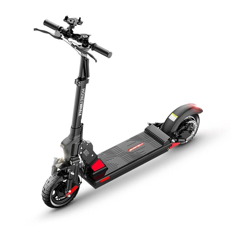 BOGIST C1 Pro 500W 10'' elektrisk scooter med 48V 13AH-40KM eller 20AH-70KM, aftageligt sæde, Triple Shockproof System, taske, lås og smartphoneholder_voghion.com