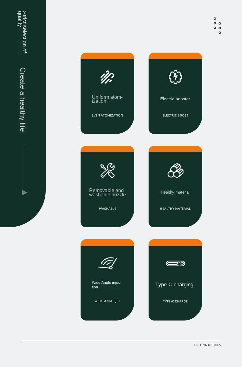 Sticlă de pulverizare cu combustibil de mare capacitate Huaxing PUP-002_voghion.com