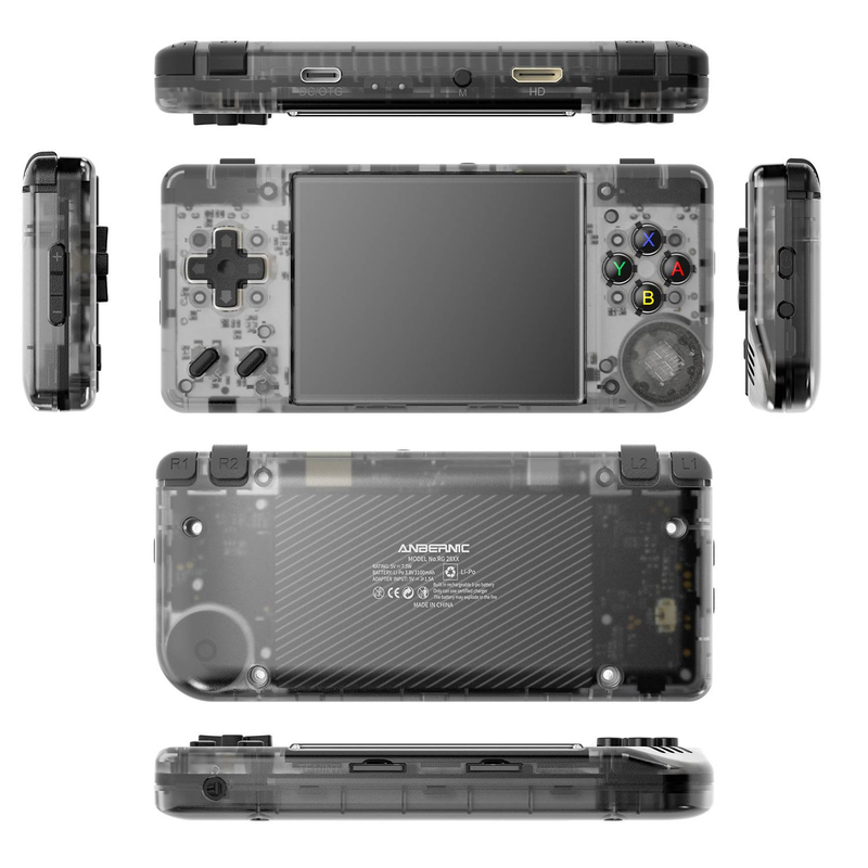 Video Game Consoles AMPOWN RG28XX Portable Retro Handheld DC Game Console Multimedia Handheld Nostalgic Arcade PSP_voghion.com