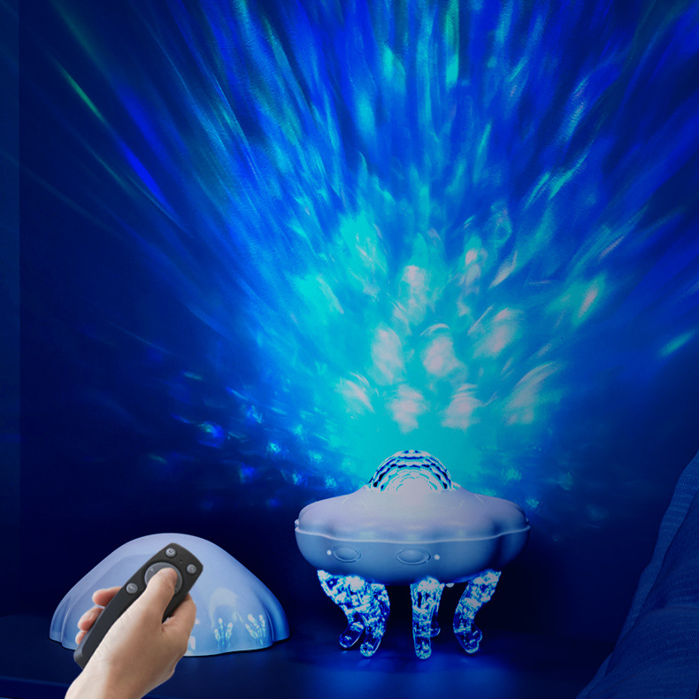 Kid's Toys Lamp Symphony Dynamic Water Ripple Jellyfish Lamp Living Room Bedroom Romantic Decoration Creative Atmosphere Lamp Night Light_voghion.com