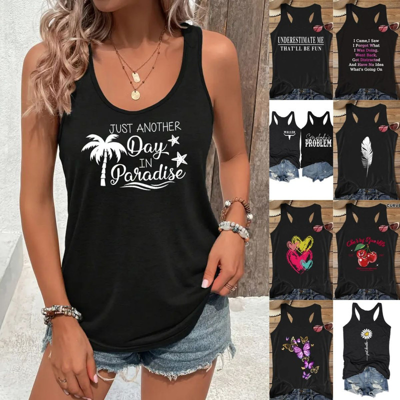 Fashionable Casual Vest, Loose And Breathable Couple's Top_voghion.com