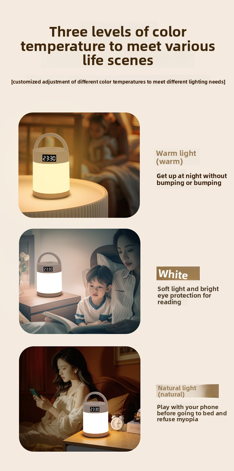 Nachtlicht mit einstellbaren Farben und Fernbedienung, geometrisches ABS-Design, EU-CE-zertifiziert – Schreibtischlampe für Arbeitszimmer, Kinderzimmer und Schlafzimmer_voghion.com