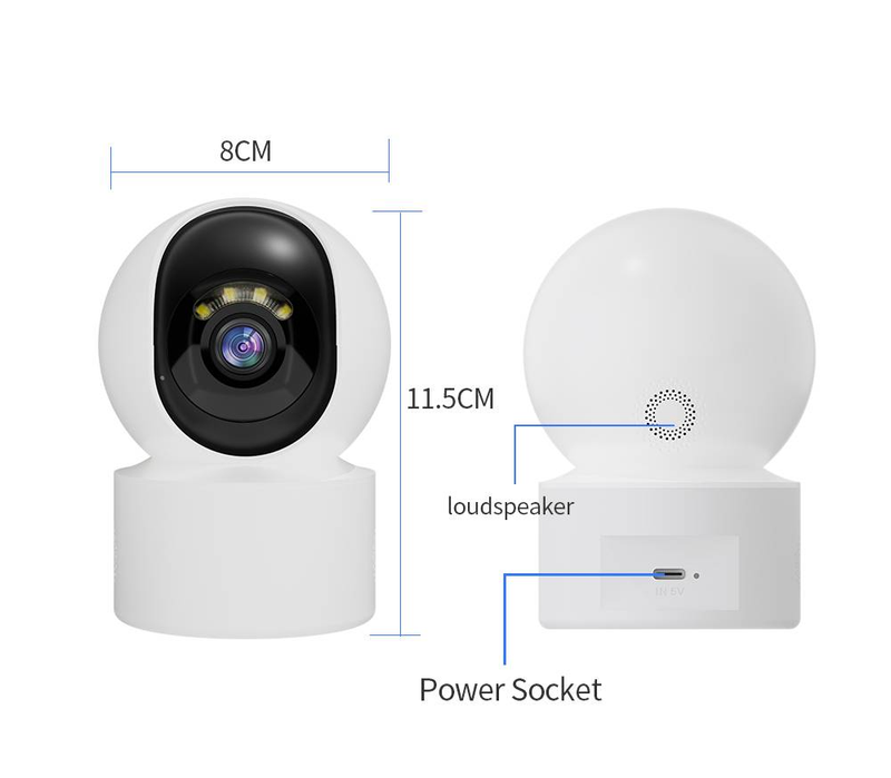 Indoor Baby Monitor Camera, Wireless, Home-use, HD Night Vision, WiFi Camera, Cross-border Monitor_voghion.com