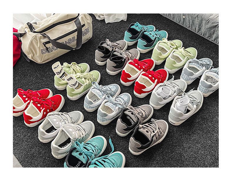 Neue Frühjahr 2025 Brot Schuhe Für Männer Und Frauen, Paare Leinwand Skateboard Schuhe_voghion.com