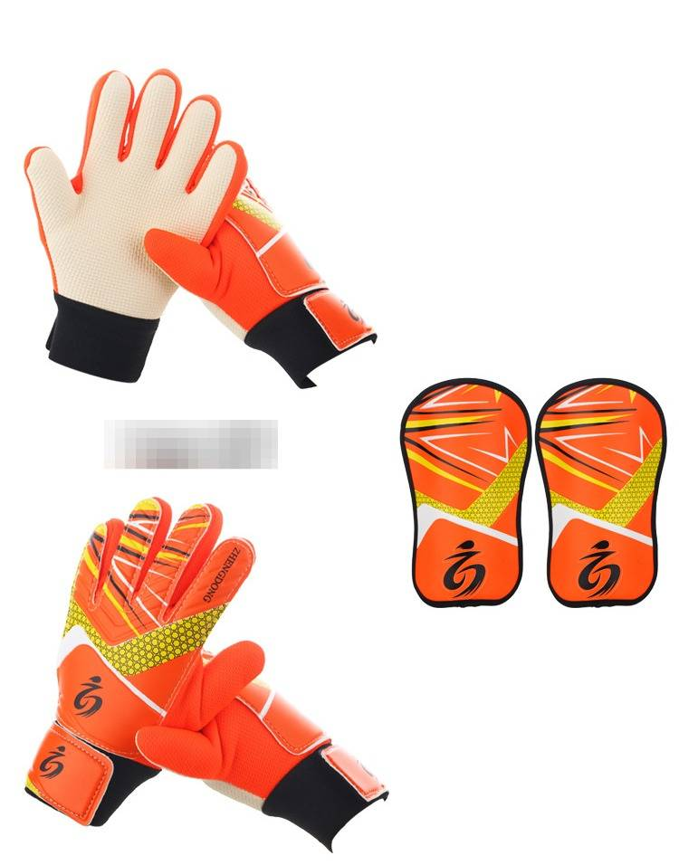 Professional Youth Goalkeeper Gloves With Finger Protection & Thick Latex Grip – Breathable & Flexible For Soccer Training (Sizes 5-7)_voghion.com