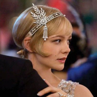 Incredibili gioielli Gatsby Stesso stile Corona Sposa Ornamento per capelli con perle femminili_voghion.com