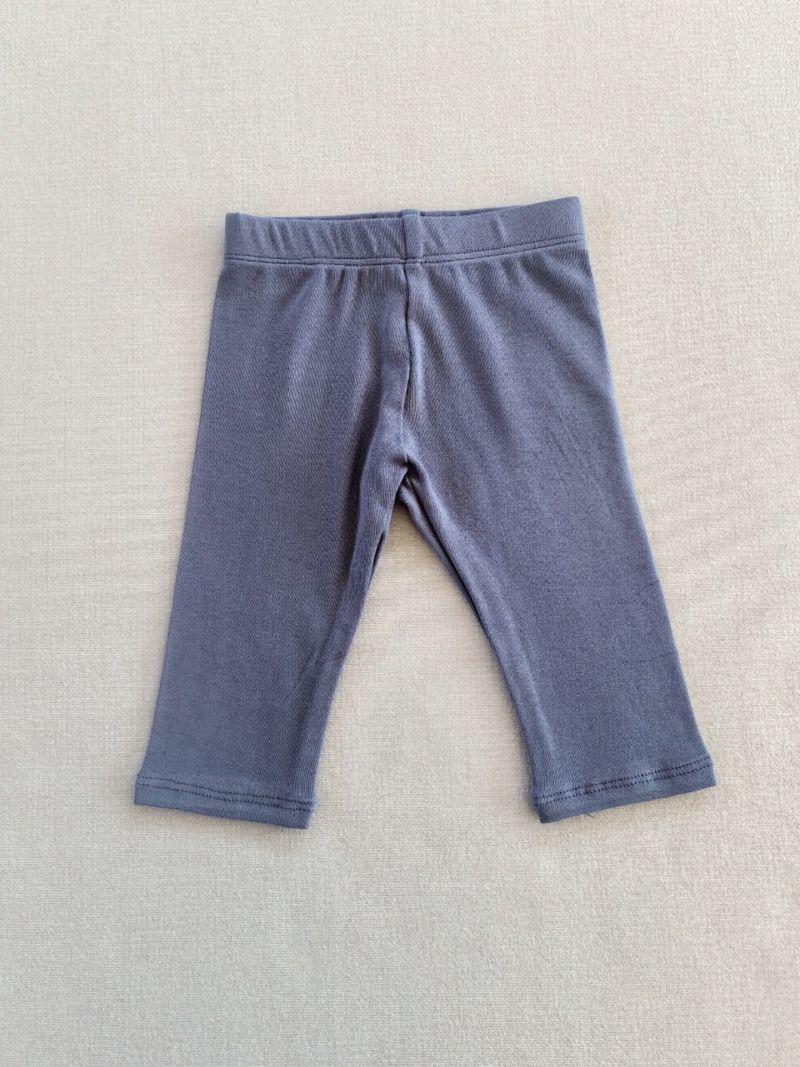 Koreansk stil forår og sommer baby tynde cropped leggings til mænd og kvinder Baomodal bløde, højelastiske ensfarvede slim-fit bukser_voghion.com