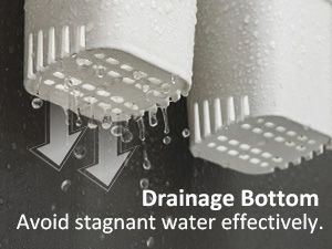TAILI 2 Pack Tumblers - Wall Replacement, Suction Cup, Toothbrush/Toothpaste Holder EU_voghion.com