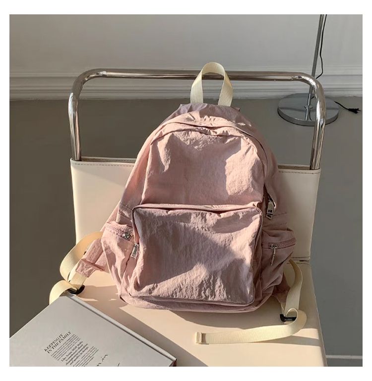 Clakae K-style Outdoor Casual Nylon Backpack_voghion.com