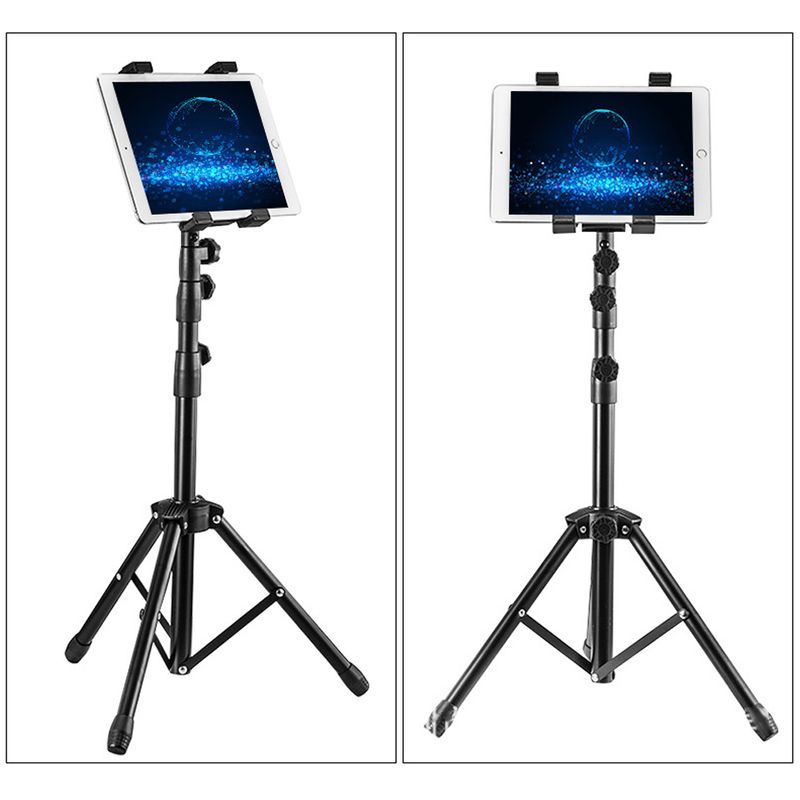 New Adjustable Tripod Floor Stand Universal Holder Mount Tablet Support Bracket 7-11 Inch Tablets Pad For IPad_voghion.com