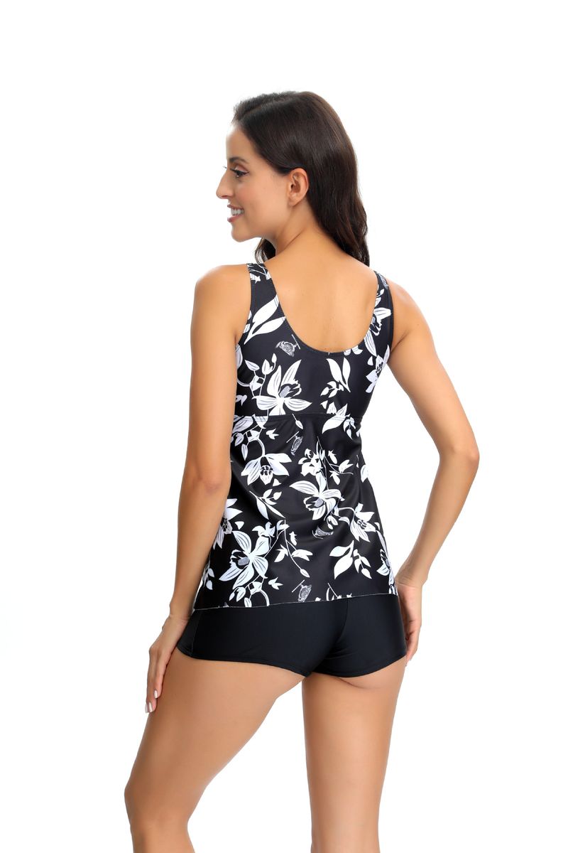 Ženska oblačila, nabrano večbarvno krilo, kratke kratke hlače, tankini obleka_voghion.com