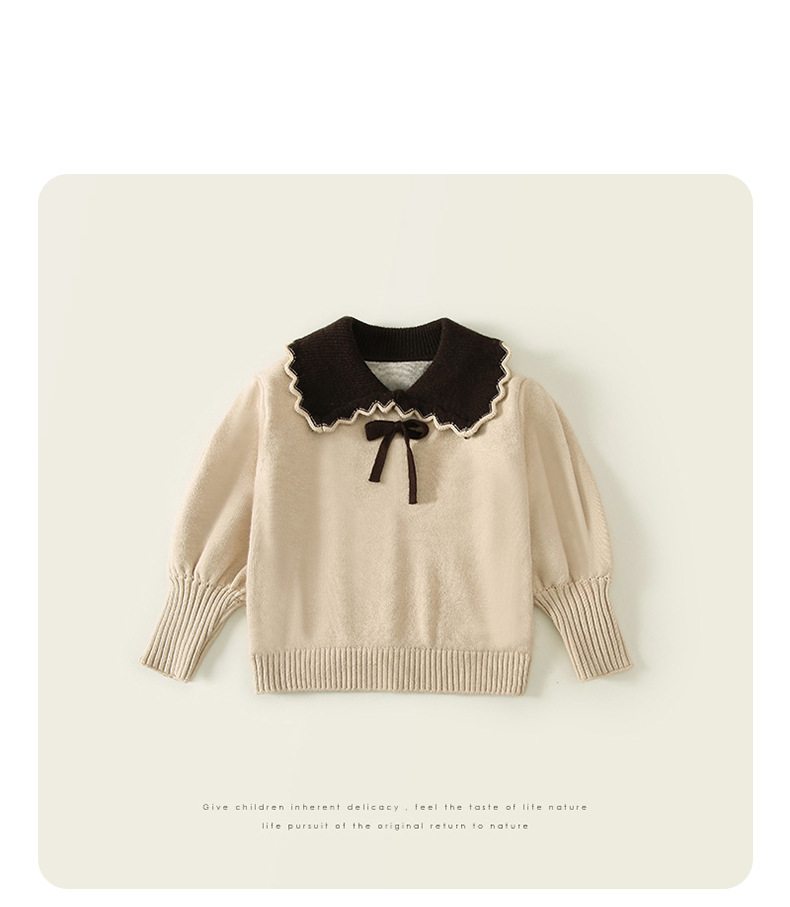 Maglione per bambini Maglione per bambini Top autunno e inverno Maglione per bambini Maglione autunnale per ragazze più pullover in pile_voghion.com