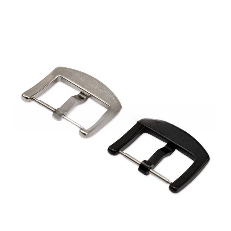 Hebilla de reloj de silicona Hebilla de presión de aceite de alta calidad Hebilla de aguja de acero inoxidable Hebilla de reloj de metal 20 mm 22 mm accesorios de reloj_voghion.com