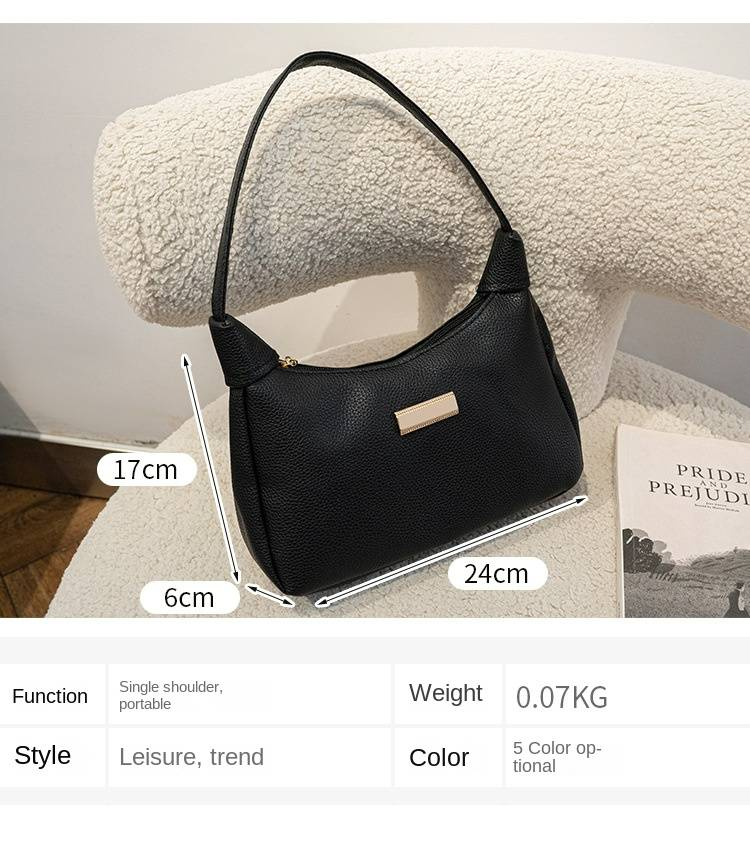Versatile Women's Shoulder Bag - Stylish Crossbody, Underarm, Small Handheld Tote - Fashionable Everyday Use Handbag_voghion.com