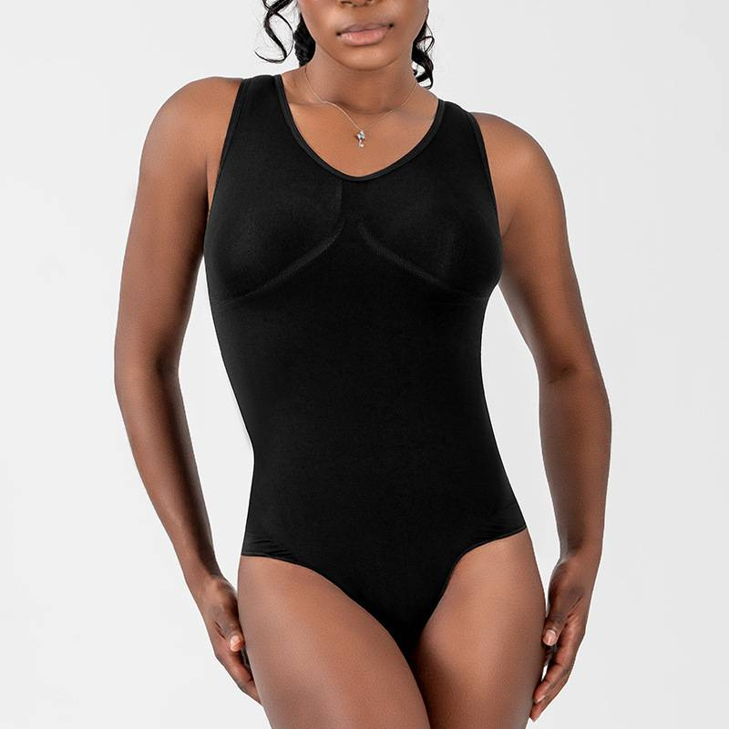 Kadın İç Giyim Aynı Seksi Giysiler U Yaka Yüksek Elastik Dikişsiz Slim Fit Cilt Dostu Vücut Şekillendirici Tulum_voghion.com