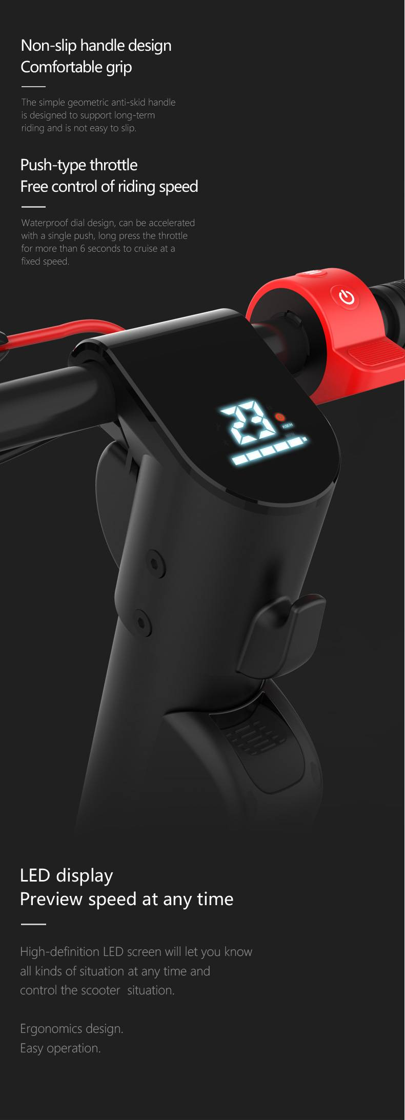 Scooter Elétrica KIXIN X8 para Uso Diário - Bateria Removível de 36 V, Carga de 125 kg, Transporte Ecológico | Entrega em 7 dias, Devoluções em 30 dias_voghion.com