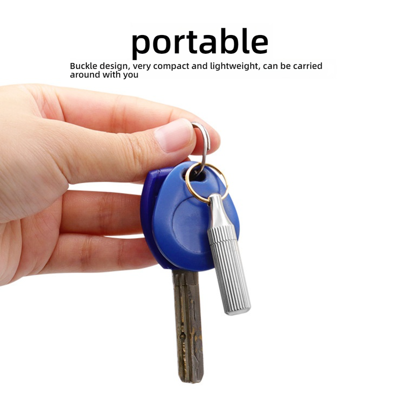Brass Mini Engraving Knife Keychain - Portable Pocket Carving Tool For Crafts, Packages & Daily Use (Gold & Silver)"_voghion.com