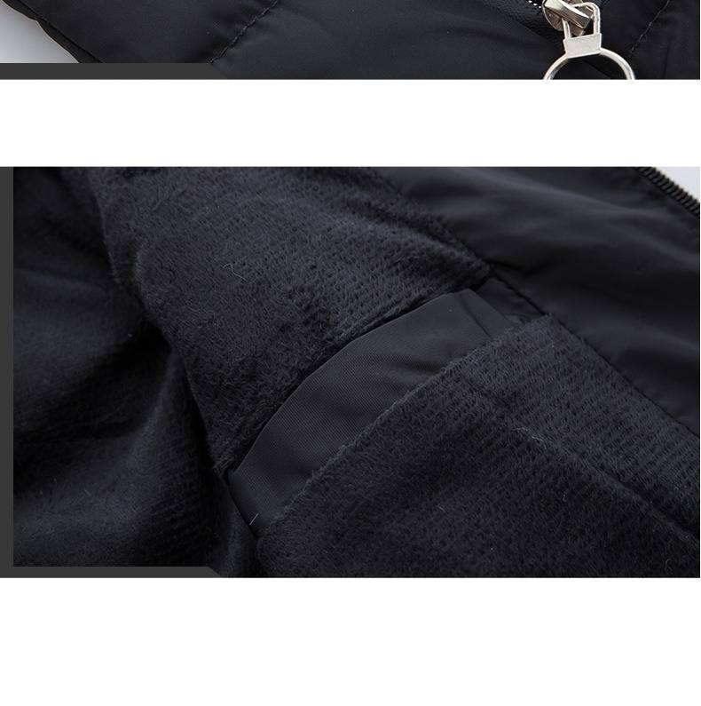 Veste sans manches matelassée d'hiver pour homme, à capuche amovible, fermeture éclair et col montant (noir, marine, olive, kaki, bordeaux)_voghion.com