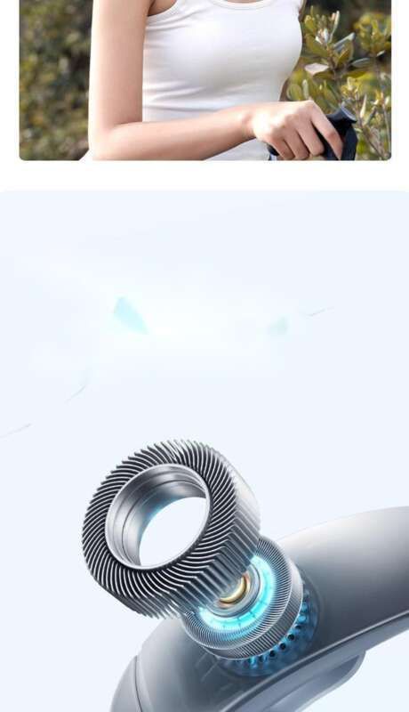 Nuovo ventilatore 2025 con batteria a lunga durata, piccolo ventilatore portatile e silenzioso, raffreddamento a sospensione, condizionamento dell'aria, ricarica_voghion.com