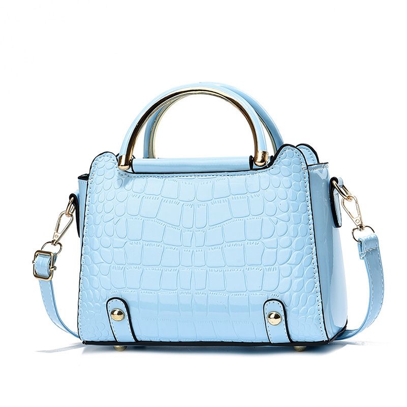 New Crocodile Pattern Versatile Fashion Small Square Korean Style Ins Single Shoulder Crossbo Handbag Women's Bag_voghion.com