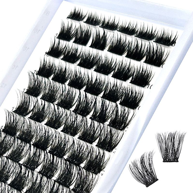 Cluster Lashes Eyelash Clusters Segmented Long Dense Grafted False Eyelashes_voghion.com