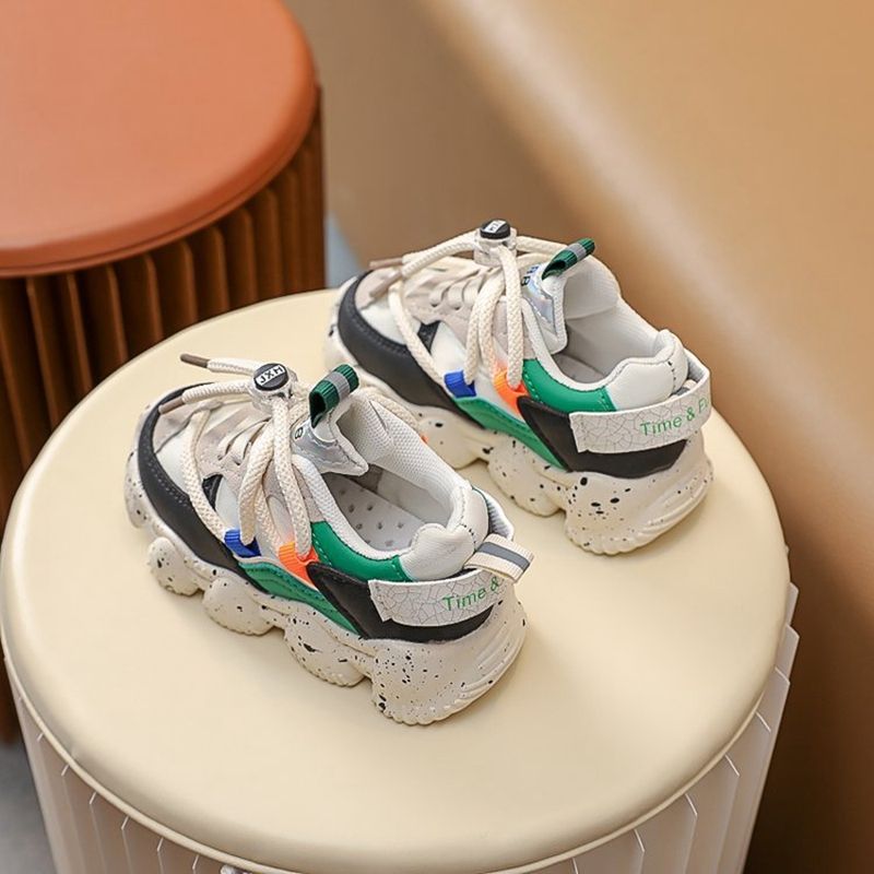 SHLIANG Maat 21-30 Baby Peuter Schoenen Voor Jongens Meisjes Ademende Kinderen Casual Schoenen Sneakers Antislip Kinderen Sportschoenen Tenis S056B_voghion.com