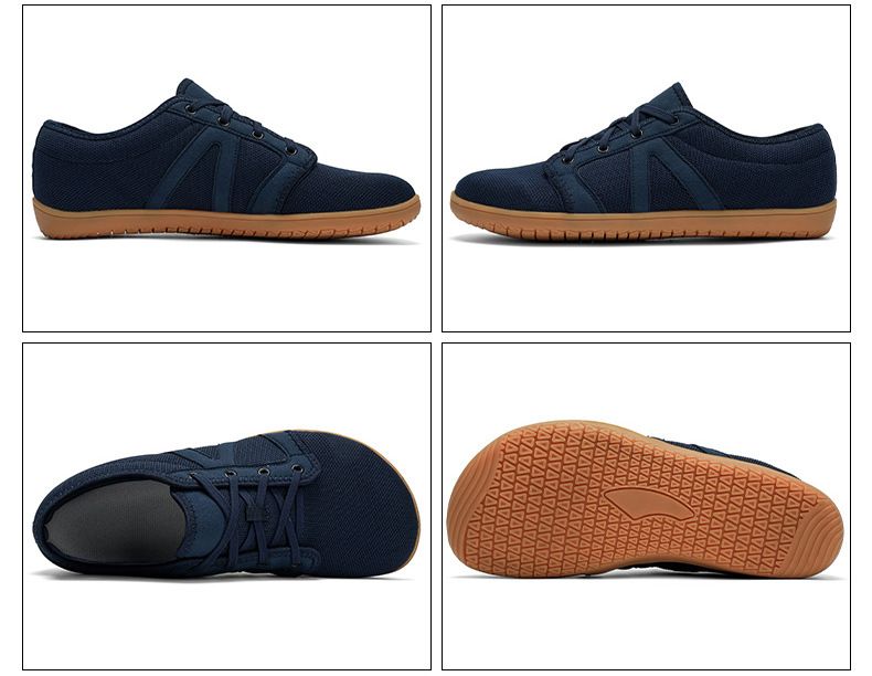 Scarpe da passeggio comode e larghe con suola morbida e larga a piedi nudi, da uomo, con palmo largo, per interni ed esterni, sportive e casual._voghion.com