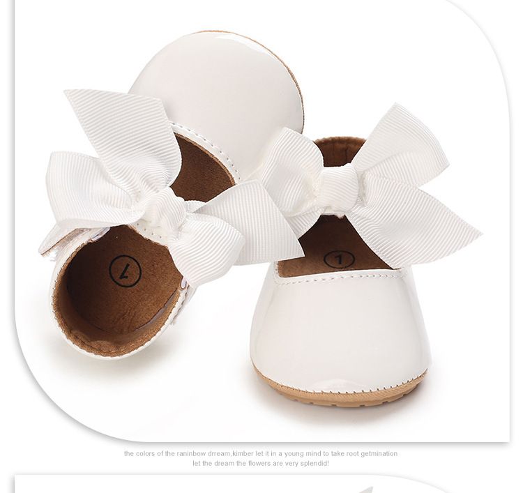 Mother & Kids Bowknot sprednji čevlji, čevlji z mehkim podplatom, čevlji za punčko, 1 leto, otroški čevlji, srčkani princeskini čevlji za dojenčke, spomladanski in jesenski čevlji za dojenčke_voghion.com