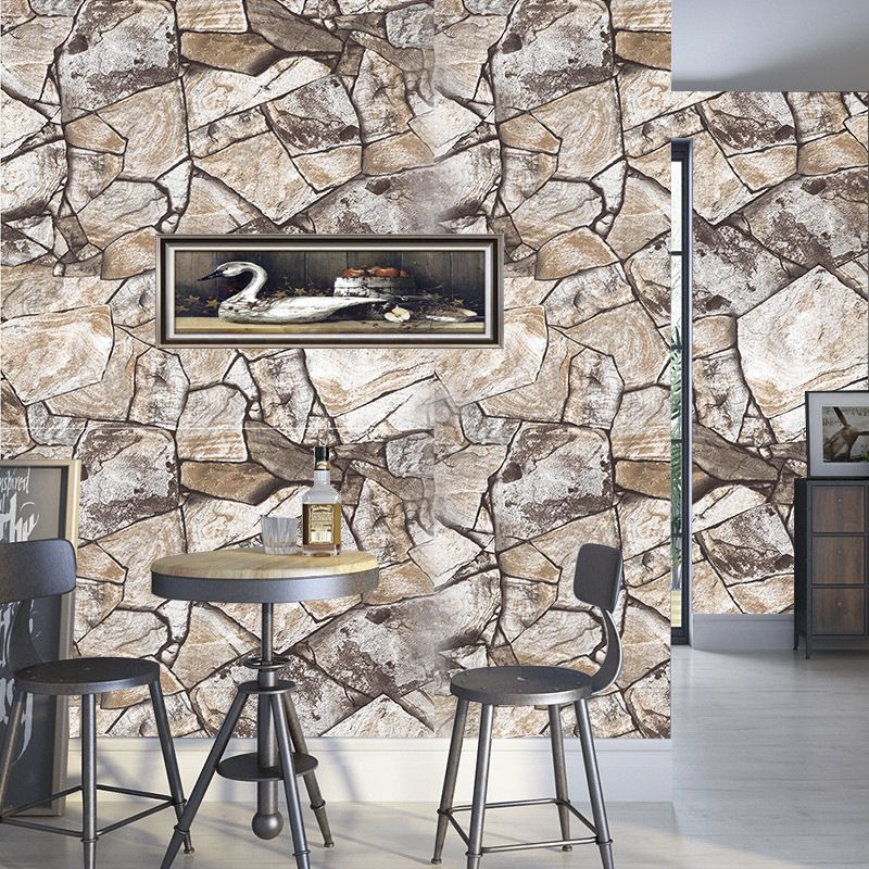3D Brick Self-Adhesive Industrial Style Bar Renovation Hair Salon Background Wall Instant Paste PVC Wallpaper_voghion.com