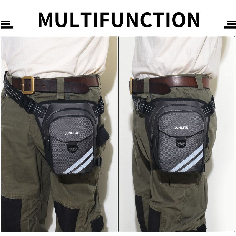 Nei Männer Këscht Bag Crossbody Multifunktionnelle Motorrad Been Bag, waasserdicht a grouss Kapazitéit_voghion.com