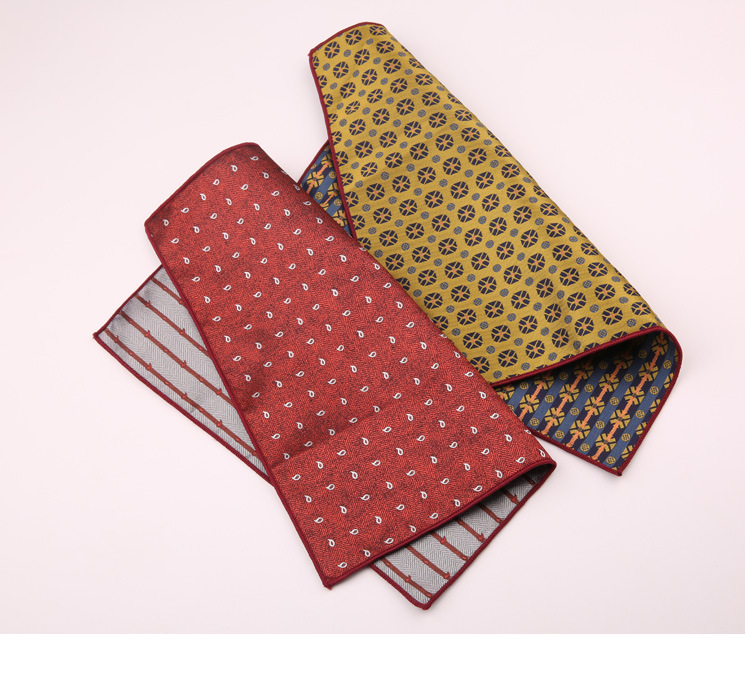 Terno de casamento masculino, cachecol de bolso para banquete de ano novo, acessórios de negócios, cachecol quadrado pequeno com padrão animal_voghion.com