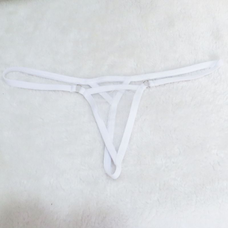 Intimates aluspesu Seksikad Pamas Pama püksid Läbipaistvad võrkkangast lumehelveste mustriga T-kujulised aluspüksid T-seljaga miniujumistrikoo Ujumisriided_voghion.com