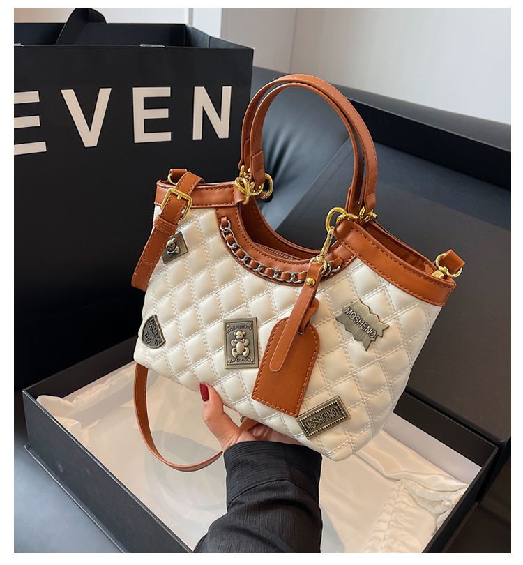 Xiaoxiangfeng Lingge Borsa da donna Borsa a tracolla di grande capacità Borsa a tracolla versatile per pendolari_voghion.com