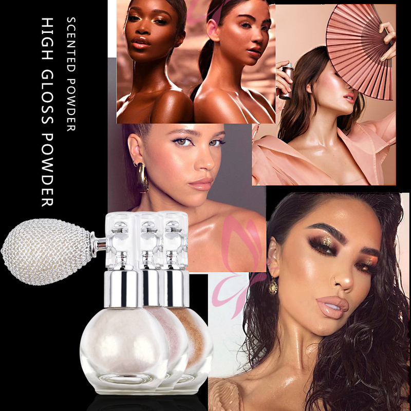 Body Shimmer Highlight Spray - Illuminating Glitter, Scented Powder Spray For All - Over Radiance_voghion.com