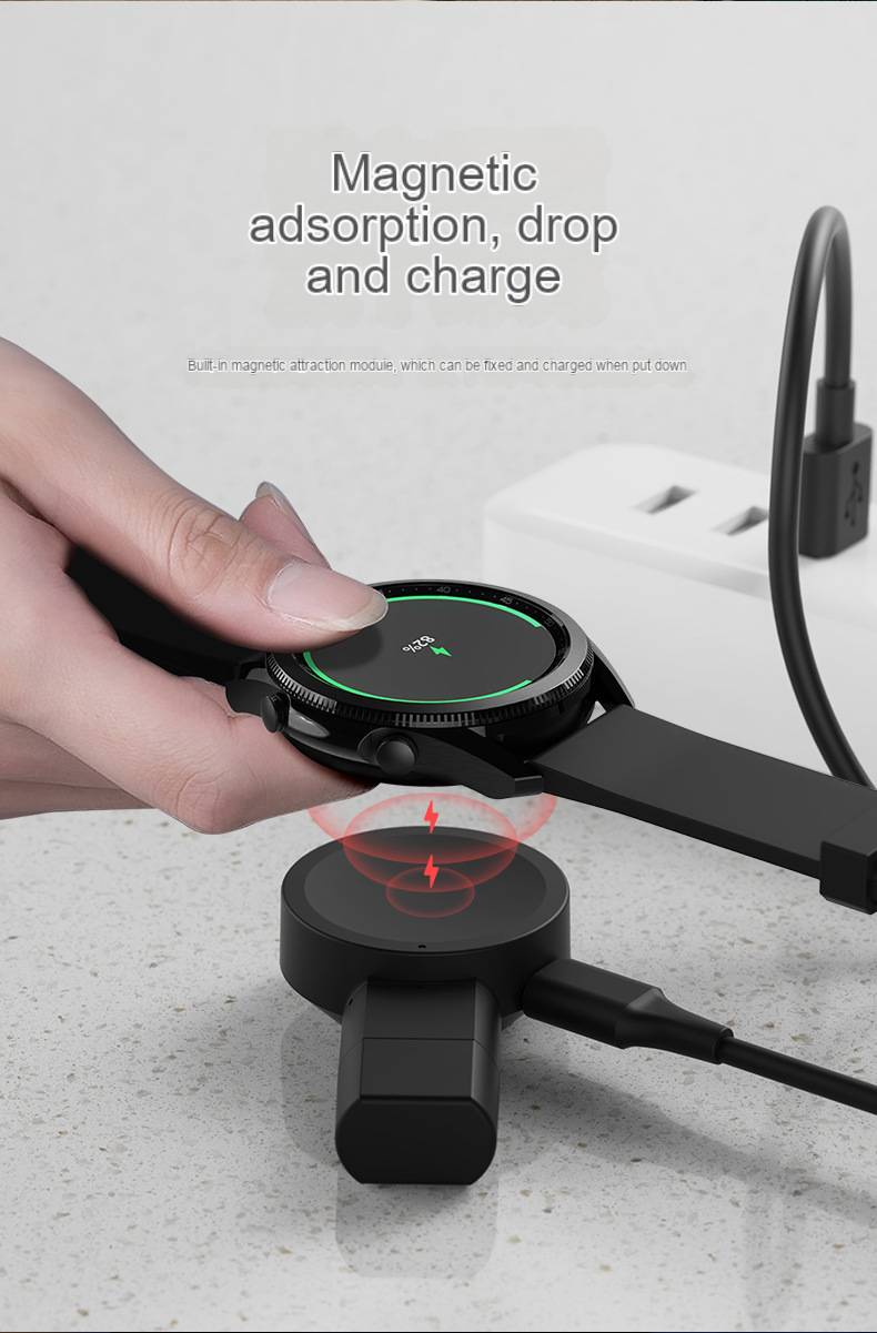 Samsung galaxy watch6/5/4 Watch charger active2 USB Mini portable charging stand_voghion.com
