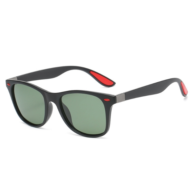 Klassiske polariserede solbriller Mænd Kvinder Brand Design Køre Firkantet stel Solbriller Mand Goggle UV400 Gafas De Sol_voghion.com