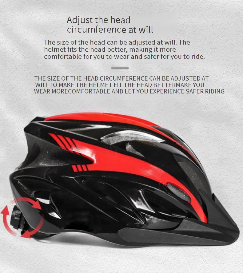 Sommer Einteiliger Mountainbike-Helm mit Krempe Erwachsener Sport-Fahrradhelm Atmungsaktiver Fahrradhelm_voghion.com