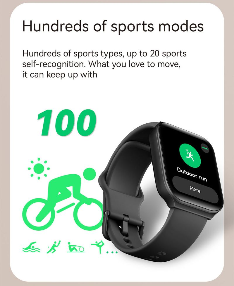 IDW 16 Sprachanrufe Smartwatch Männer Gesundheitsüberwachung Smart Notifications Sprachassistent Smart Watch Frauen_voghion.com