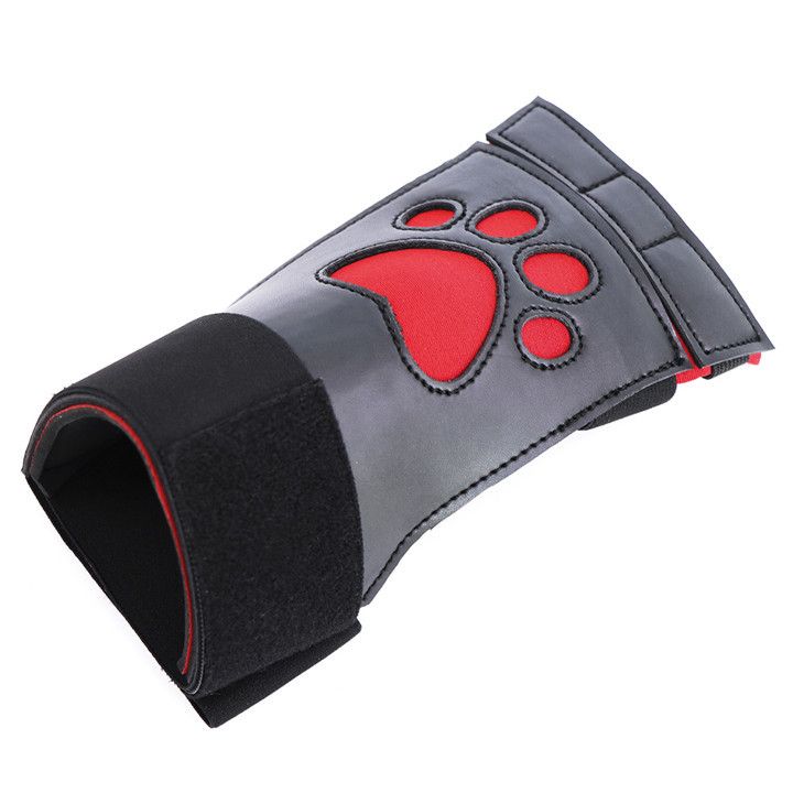 BDSM Produkte für Erwachsene Handschellen Männliche Bar Requisiten Gebunden Hand Liebe Bärentatze Set Schwarz PU Leder_voghion.com