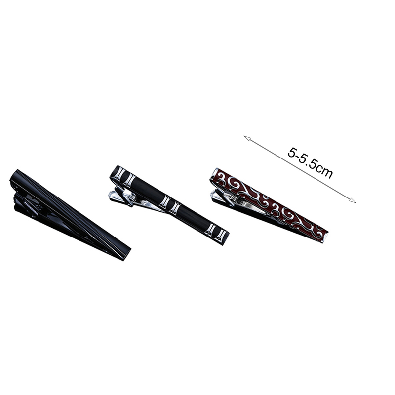 Zhuoxinder clemă de cravată pentru bărbați, model de modă, accesoriu lustruit, cu suprafață netedă, clemă de cravată de afaceri pentru adulți-A_voghion.com